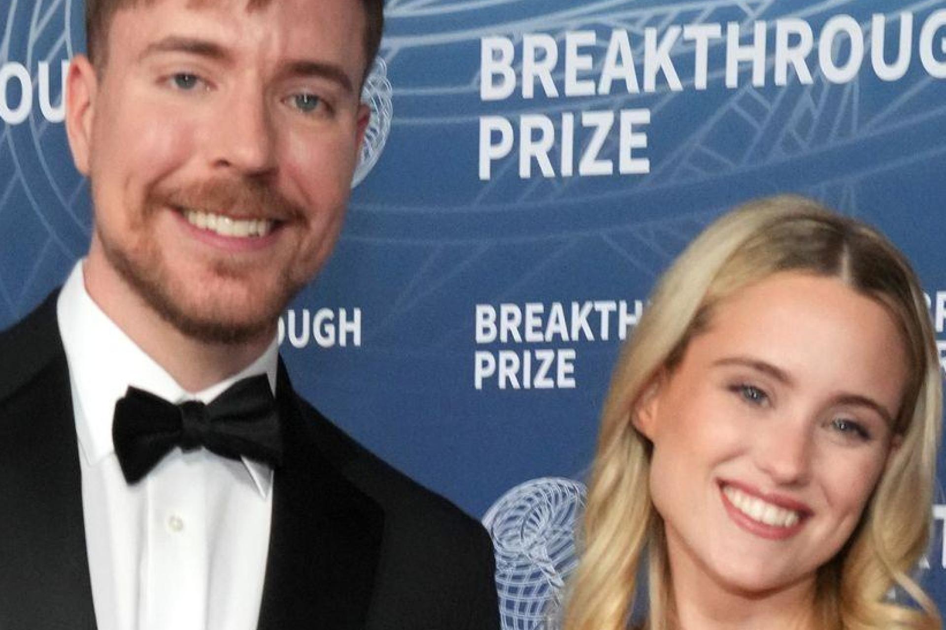 Der YouTuber MrBeast und seine Verlobte Thea Booysen haben geheiratet. (Archivbild: Jordan Strauss/Invision via AP/dpa)