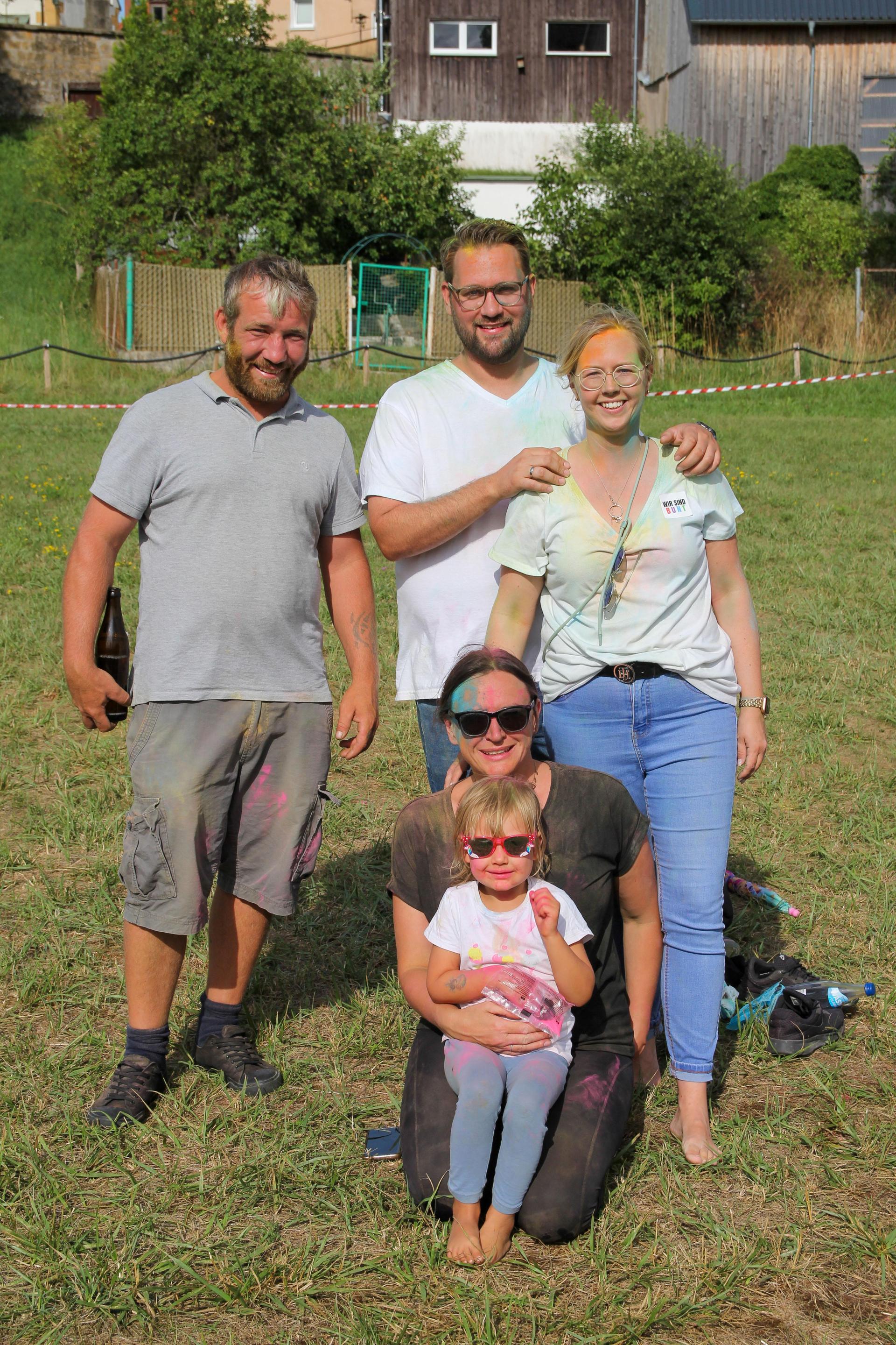 So war das Holi-Festival in Mantel. (Bild: Lea Stecher)