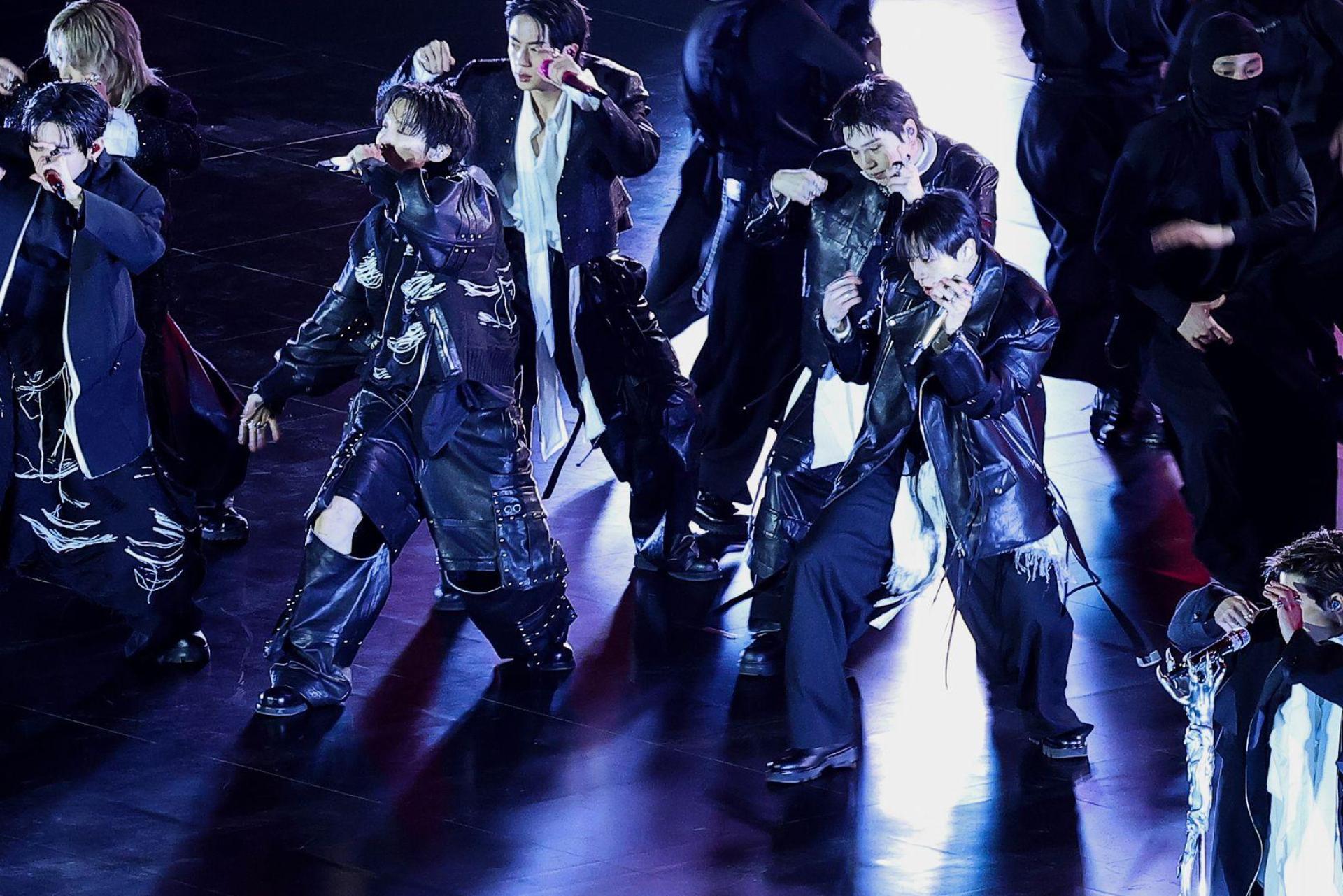 BTS sind zurück auf den Weltbühnen mit ihrem neuen Album „Arirang”. Sie kommen dieses Jahr im Juli auch nach München. (Bild: Kim Hong-Ji/Pool Reuters/AP/dpa)