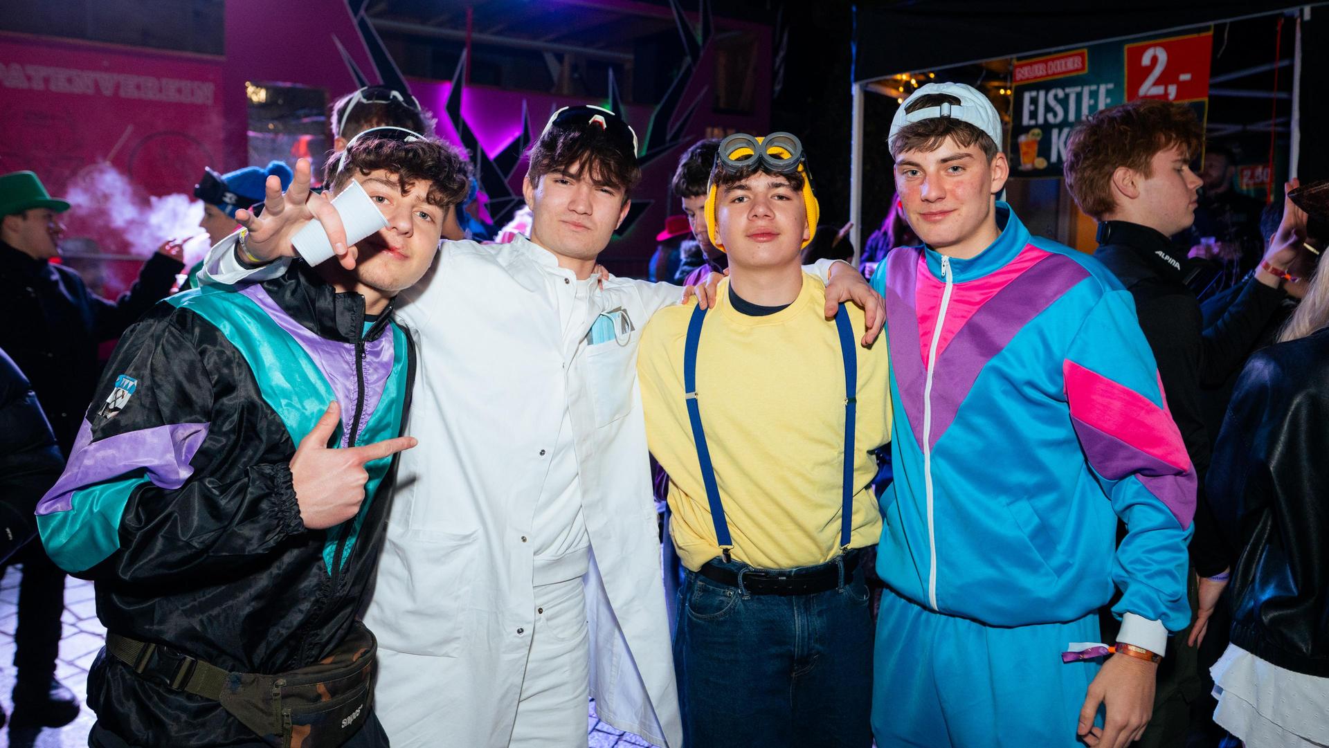 Bilder vom Fasching in Moosbach. (Bild: Hannes Stock)