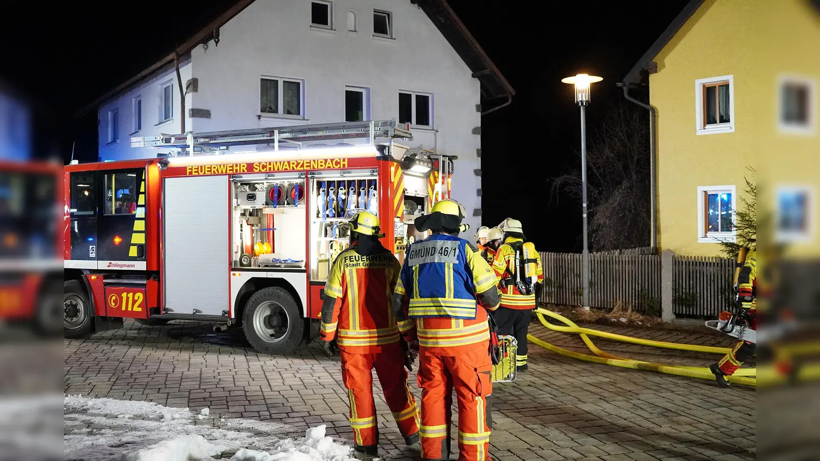 Rauchmelder verhindert größeren Schaden bei Dachstuhlbrand in Schwarzenbach. (Bild: jma)