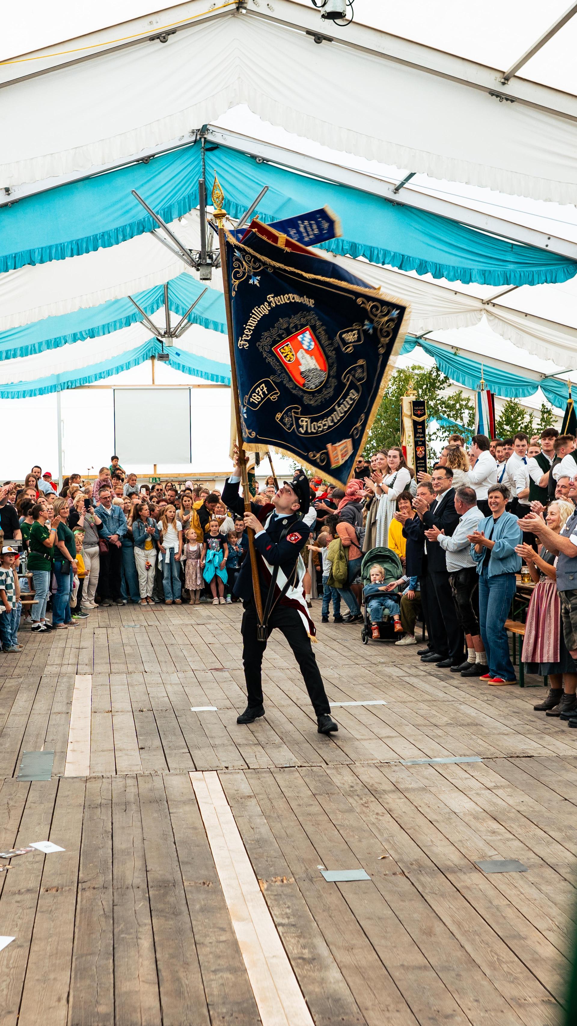 Der Burschenverein Parkstein feierte ein rauschendes Fest. (Bild: Hannes Stock)