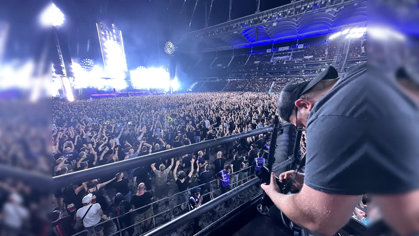 Felix Baumgartner aus Neustadt/WN fotografierte das Rammstein-Konzert in Frankfurt. (Bild: Sven-Sebastian Sajak)