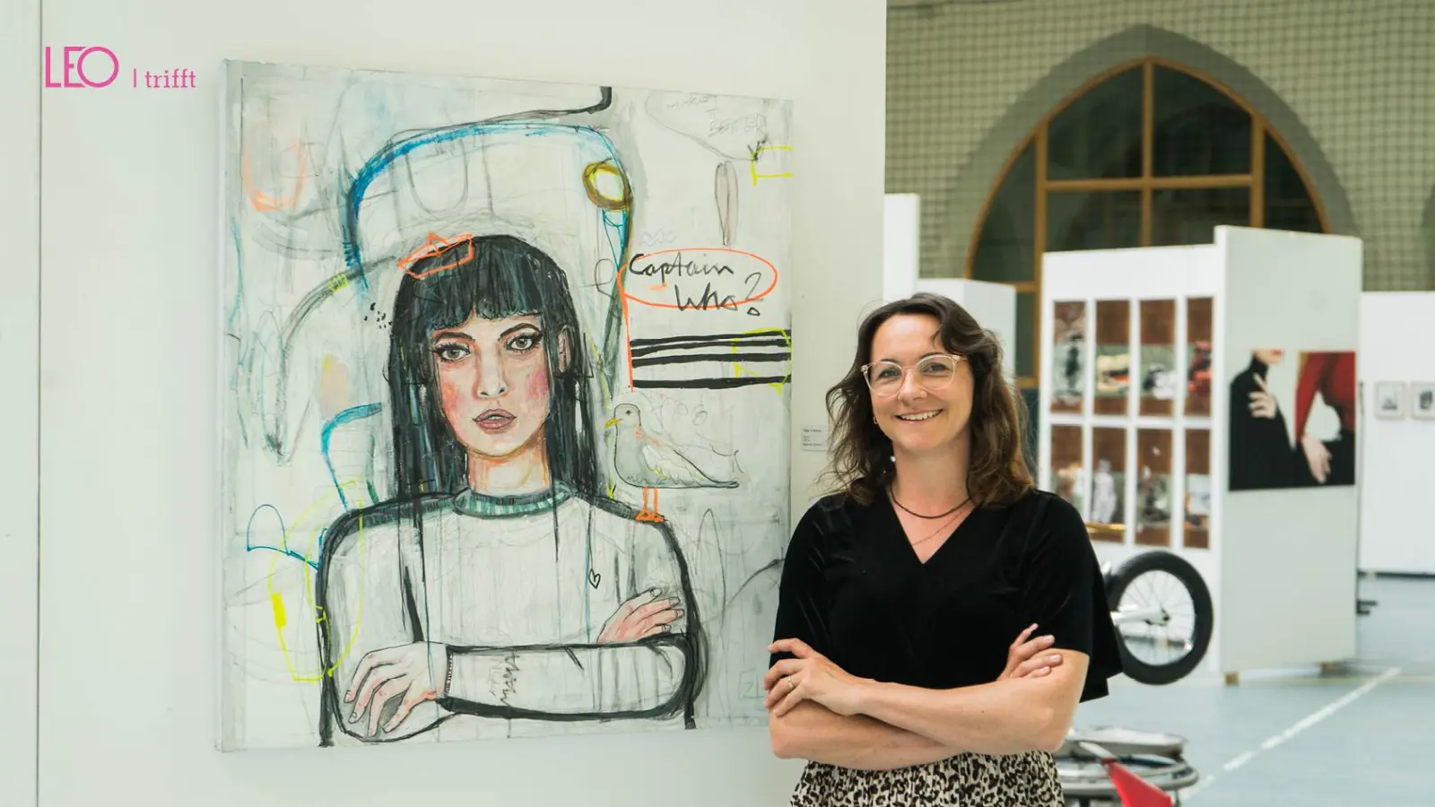 Sabrina hat zusammen mit den Kunstverein im ehemaligen Studienseminar St. Augustin in Weiden einige ihrer Werke ausgestellt. (Bild: Sabrina Zrenner)