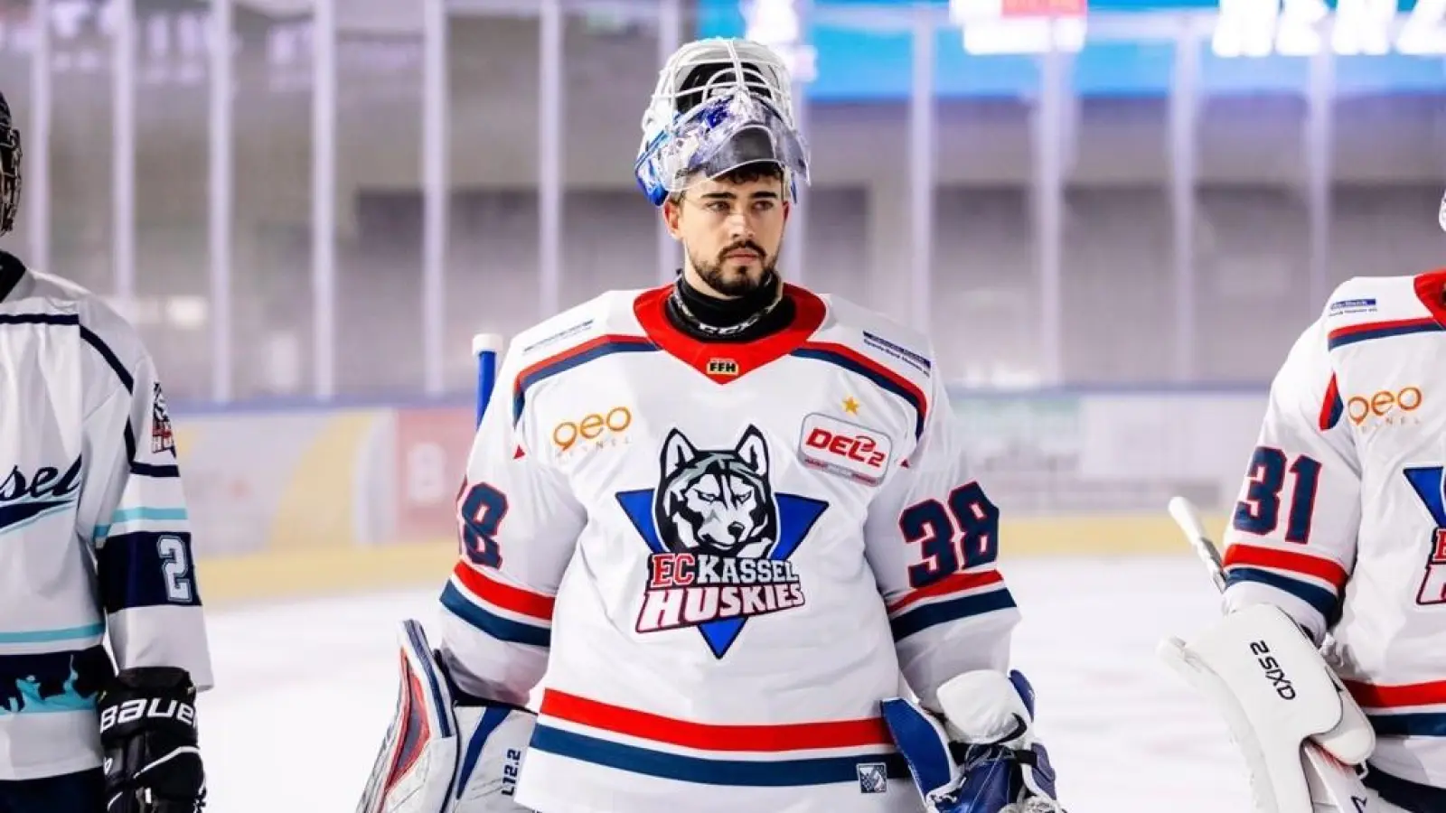 Der neue Goalie der Blue Devils Weiden: Kristian Hufsky.  (Bild: Diekmann)