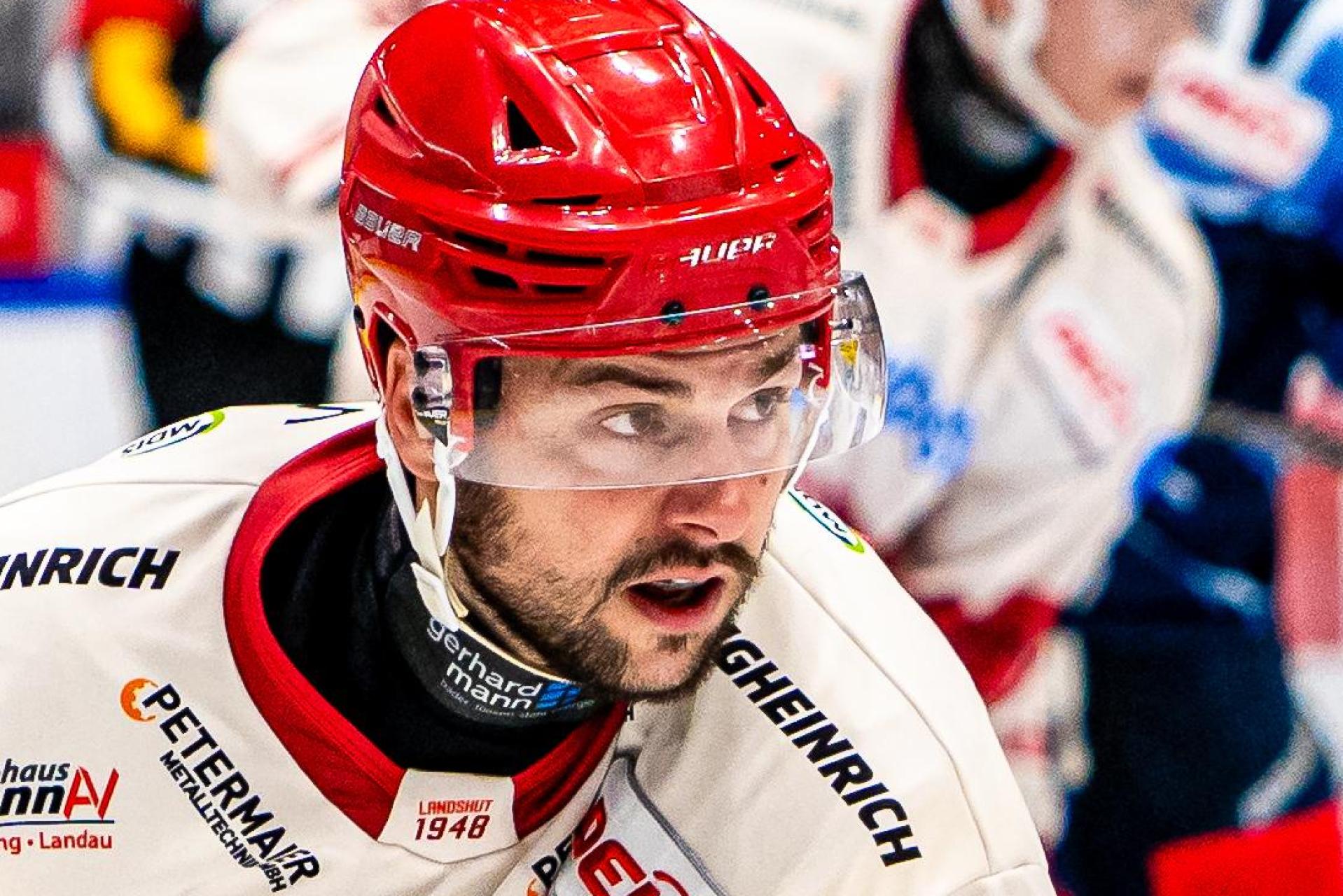 David Elsner und der EV Landshut führen mit 1:0 in der Serie gegen die DEG.  (Archivbild: Elke Englmaier)