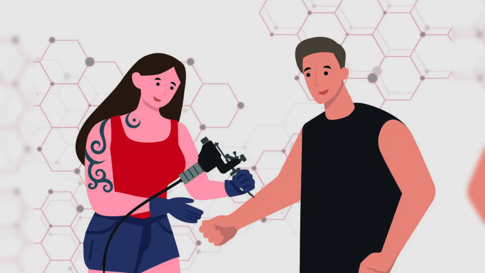 Um ein Zeichen für Stammzellspende zu setzen, kann man sich am Samstag, 20. September, in über 250 Tattoostudios in Deutschland kostenlos das „Twin Win”-Tattoo tätowieren lassen. (Bild: Franka Eichl)