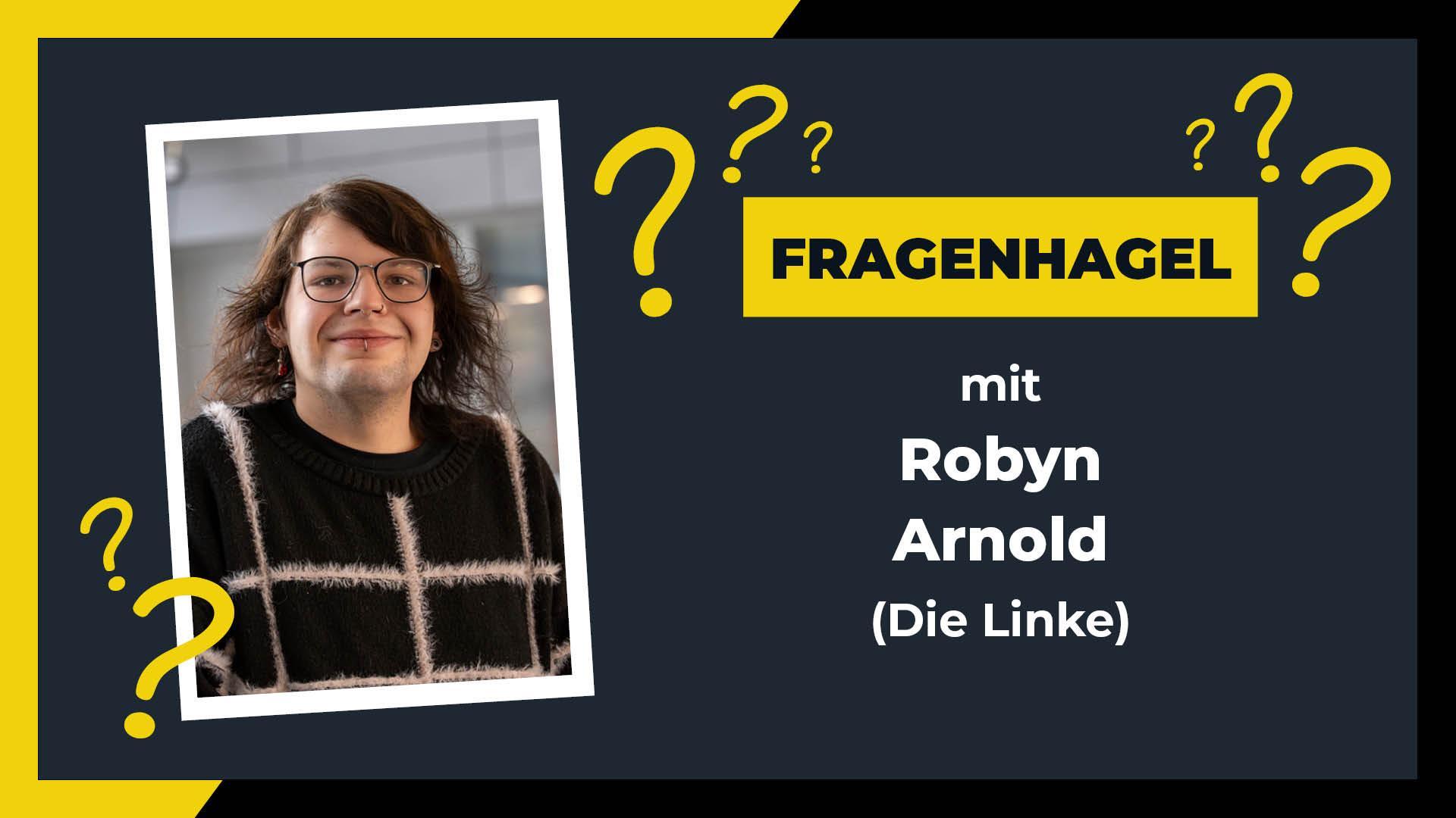 Robyn Arnold (Die Linke) stellt sich den Fragen von Weiden24. (Bildmontage: Franka Eichl / Marina Gube)