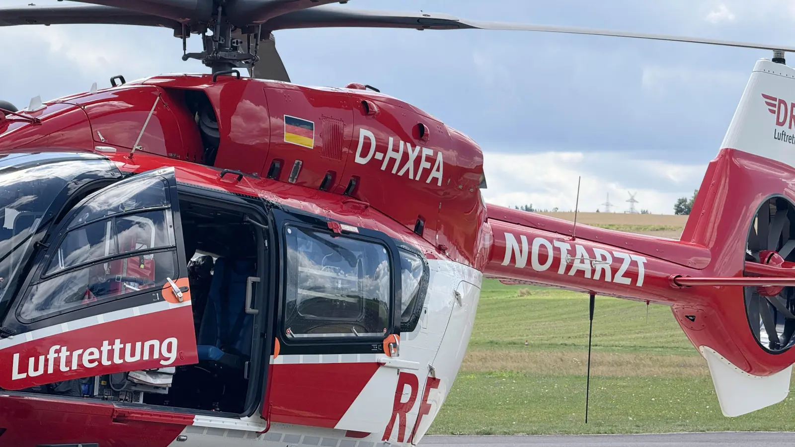 Rettungshubschrauber im Einsatz. (Symbolbild: Gabi Schönberger)