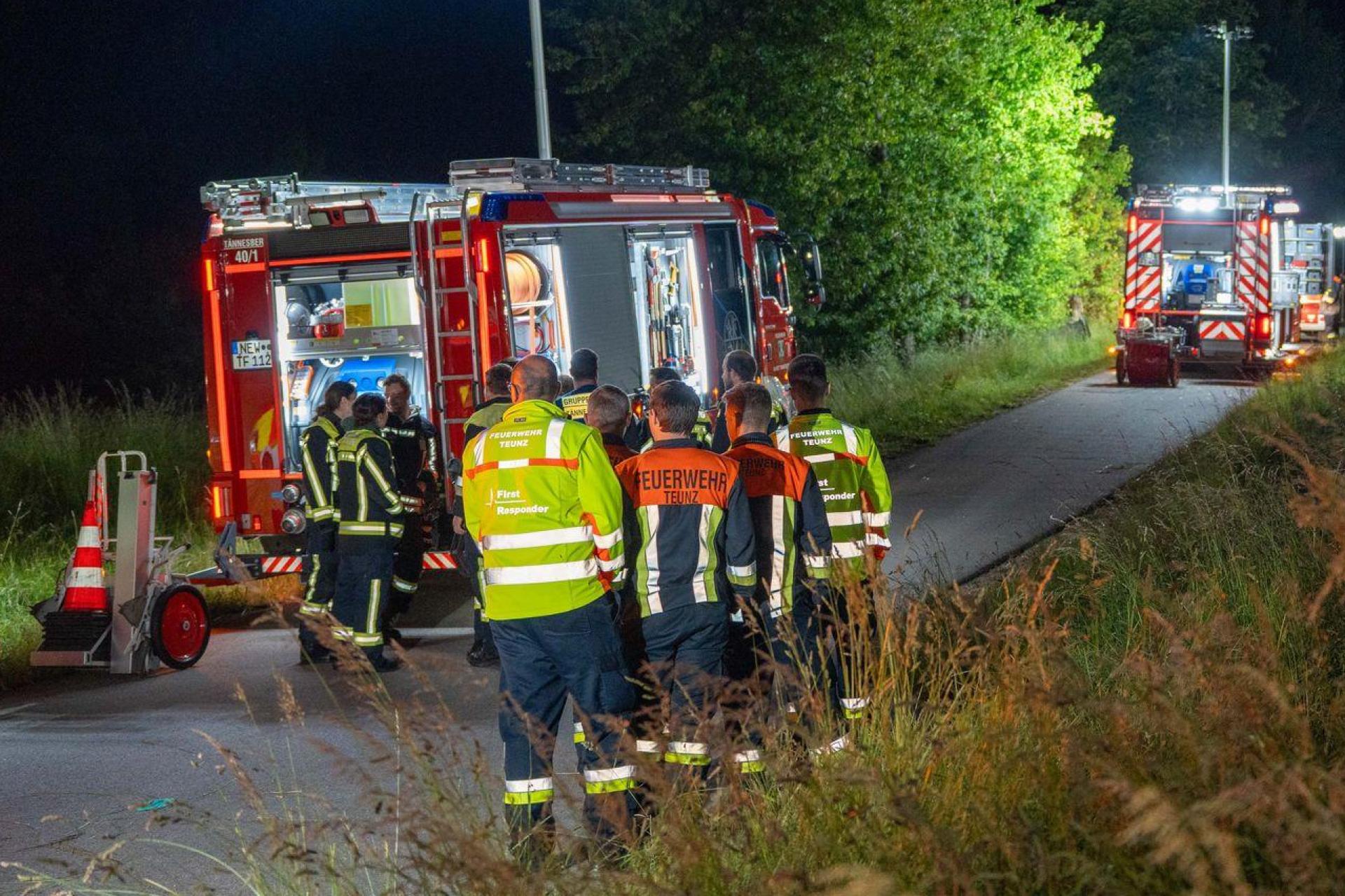 Bei Teunz verunglückten zwei Insassen eines Golfkarts tödlich. (Bild: Lars Haubner/NEWS5/dpa)