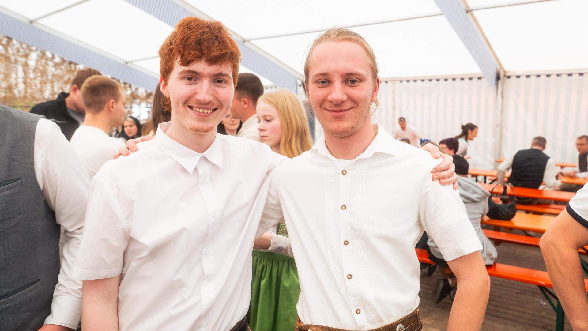 Auch am Sonntag wurde in Oberwildenau Kirwa gefeiert! (Bild: Hannes Stock)