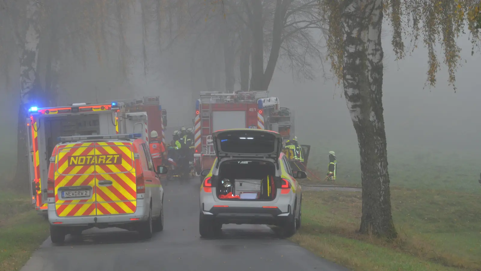 Bei Oberlind hat sich am Montag ein schwerer Unfall ereignet. (Bild: dob)