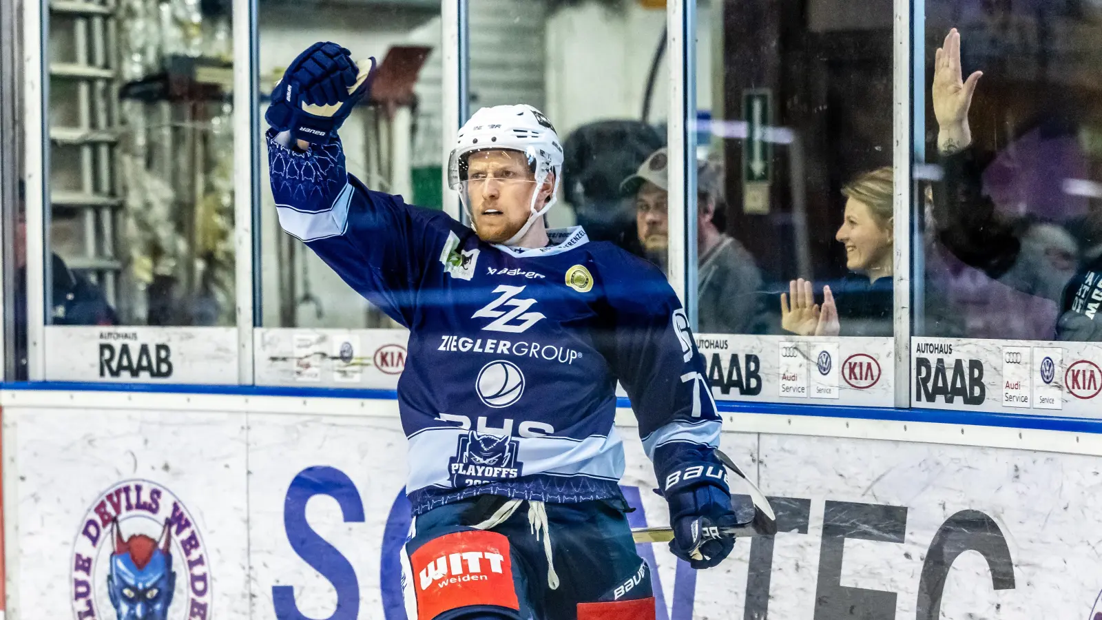 Edgars Homjakovs kehrt in der kommenden DEL-2-Saison mit dem ECDC Memmingen zurück nach Weiden. (Archivbild: Tobias Neubert)
