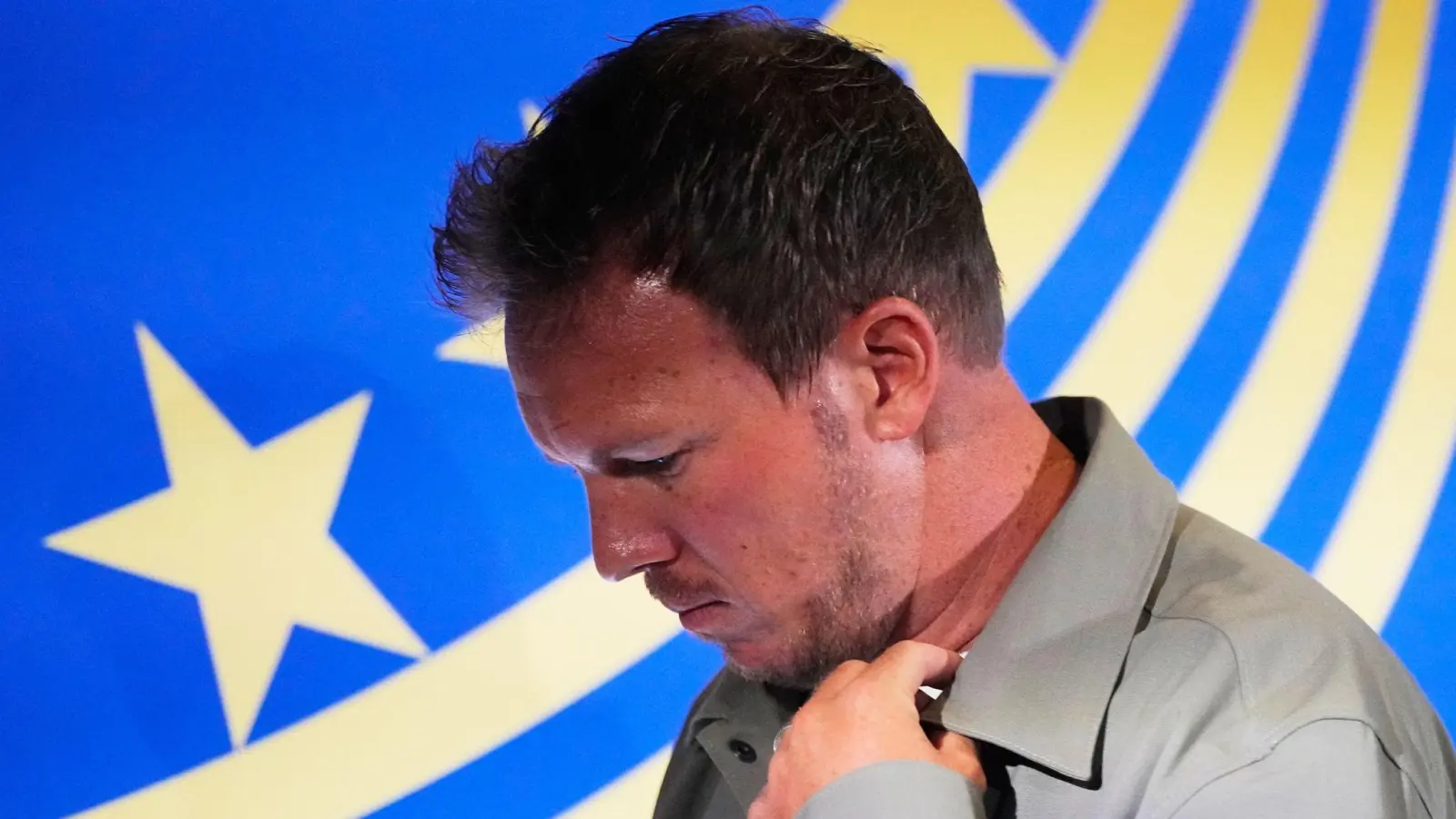 Wohl vor dem Ende als Bundestrainer nach etwas mehr als 1.000 Tagen: Julian Nagelsmann. (Archivbild) (Bild: Martin Meissner/AP/dpa)