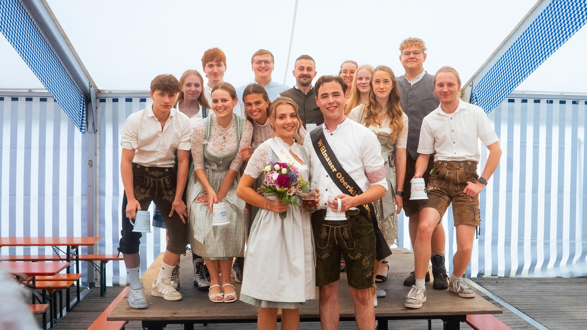 Auch am Sonntag wurde in Oberwildenau Kirwa gefeiert! (Bild: Hannes Stock)