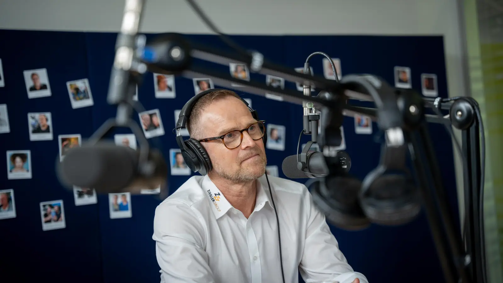 Jürgen Rumrich zu Gast im Podcast-Studio von Oberpfalz Medien. (Bild: Alexander Unger)