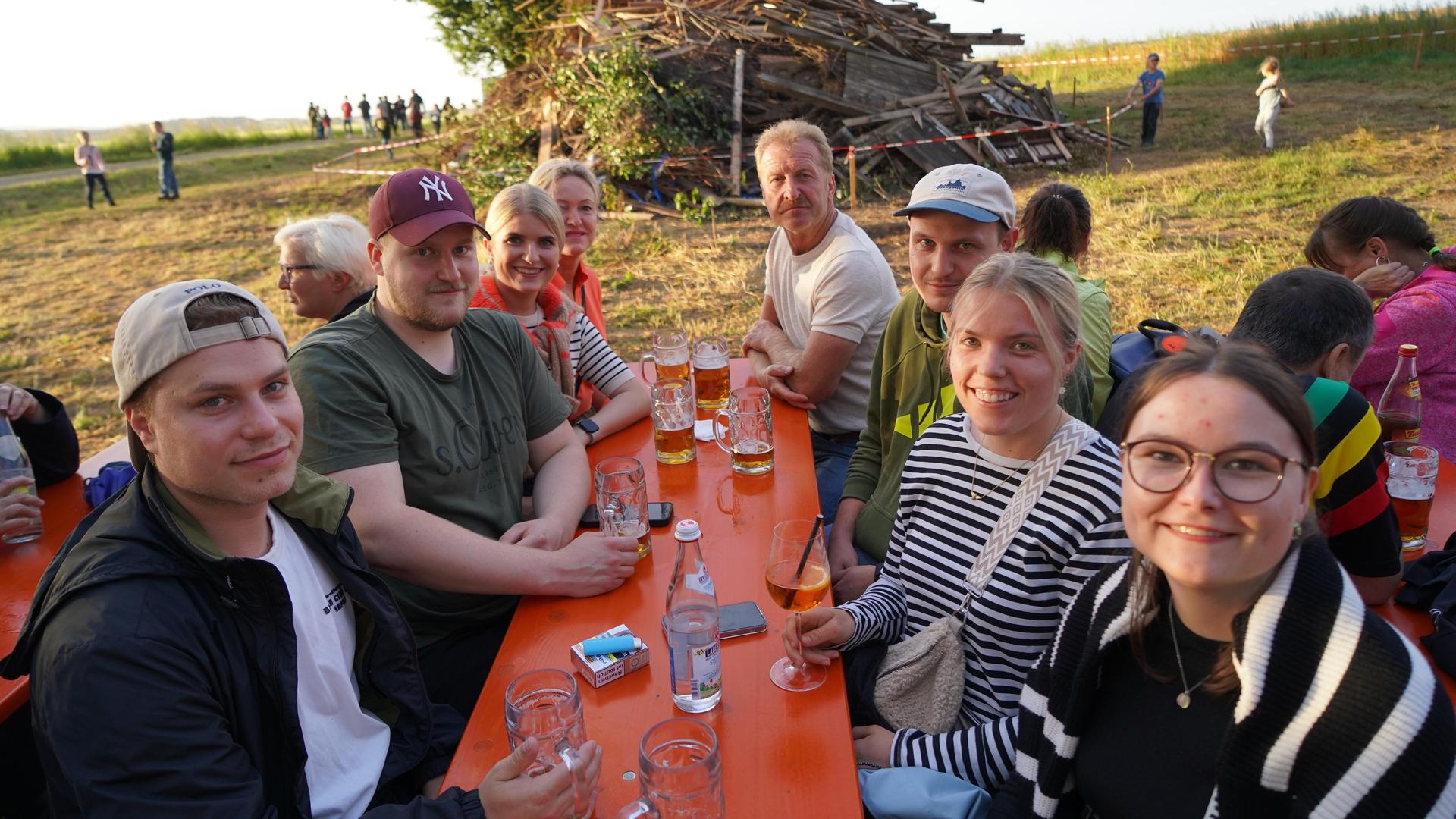 So war das Johannisfeuer in Störnstein. (Bild: mcl)