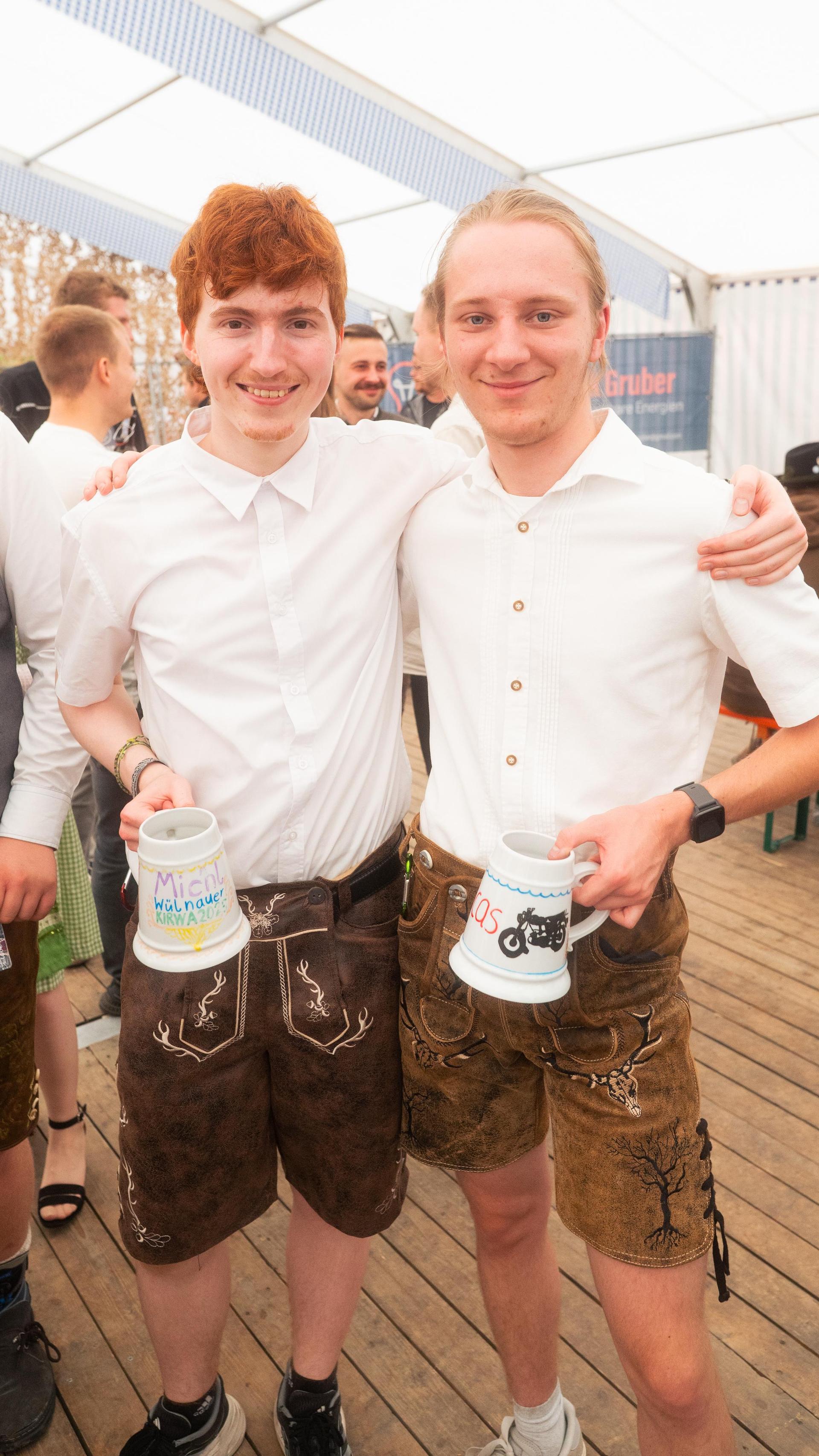 Auch am Sonntag wurde in Oberwildenau Kirwa gefeiert! (Bild: Hannes Stock)