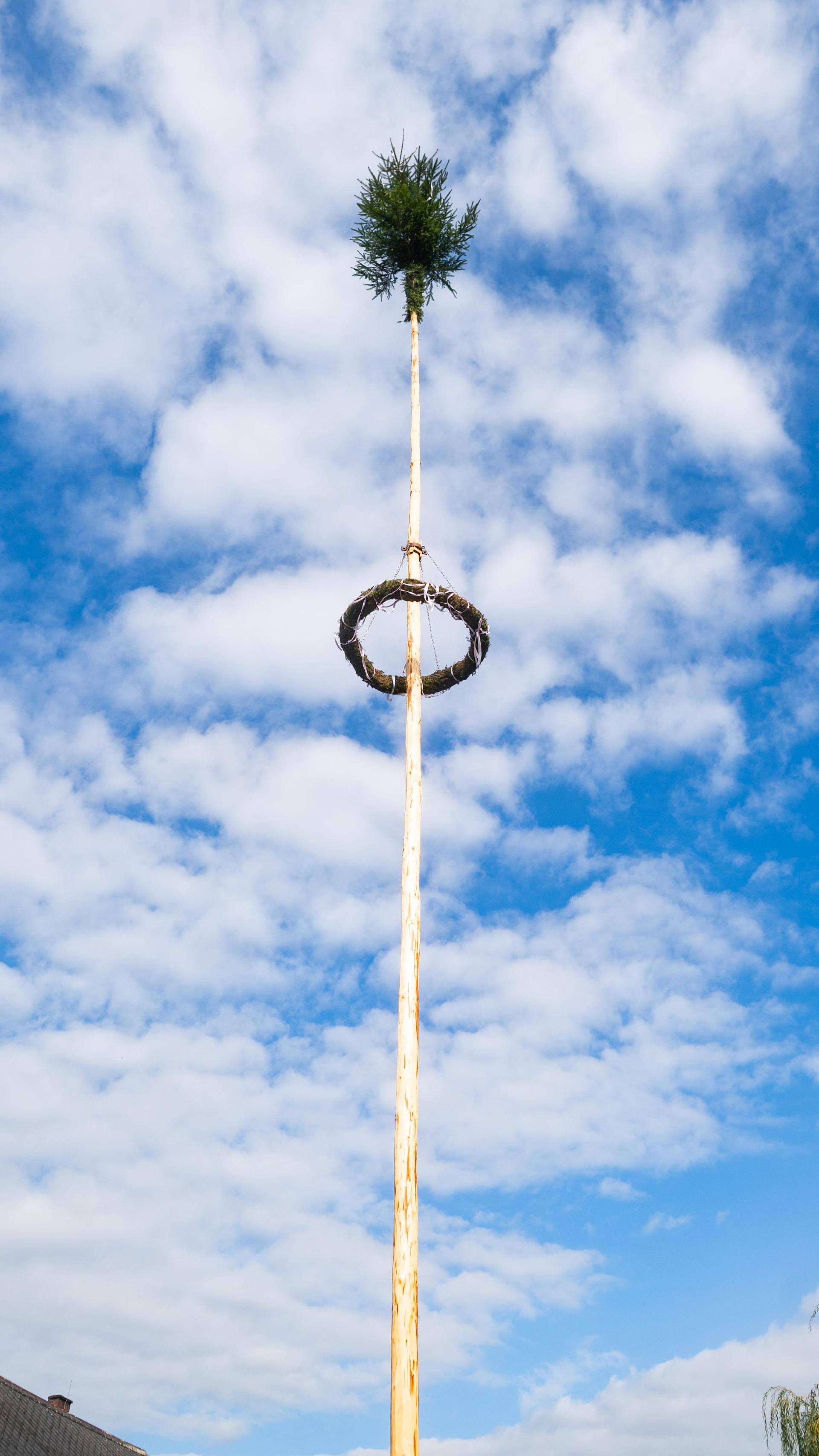 Auch am Sonntag wurde in Oberwildenau Kirwa gefeiert! (Bild: Hannes Stock)
