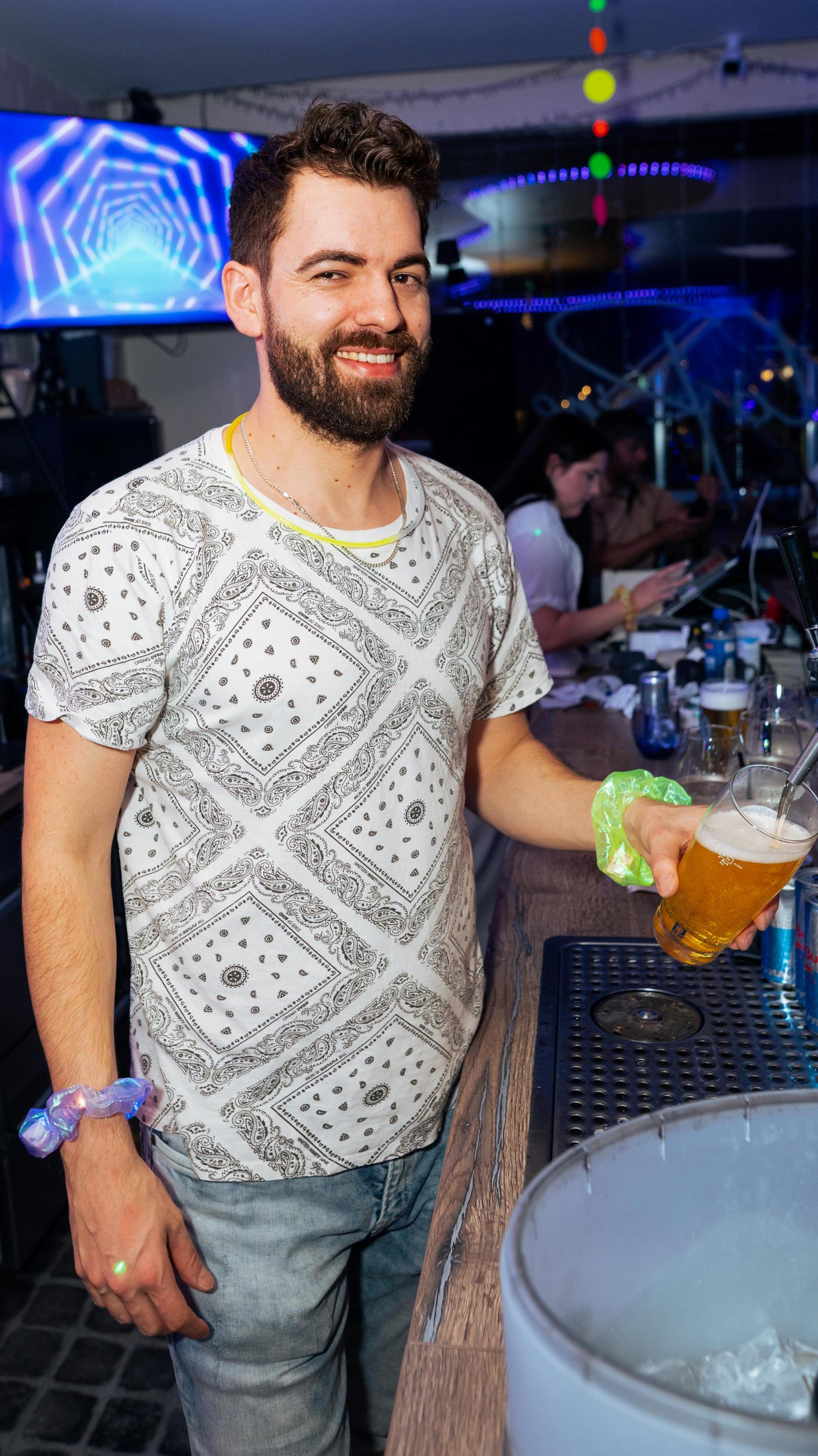 Am Freitag habt ihr beim Feiern in der SantoRino Bar ordentlich Gas gegeben. (Bild: Hannes Stock)