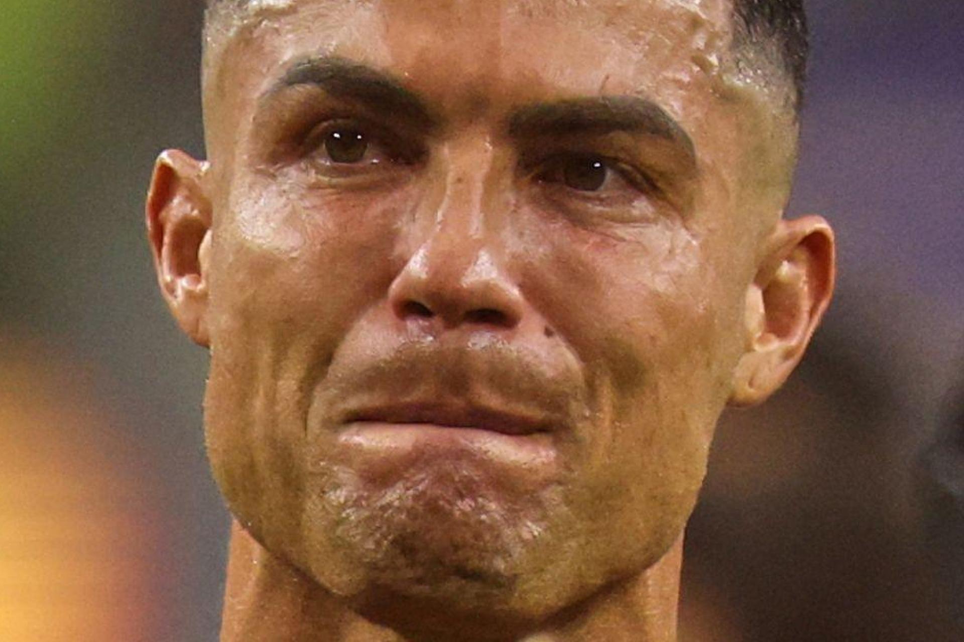 Cristiano Ronaldo erlebte einen tränenreichen WM-Abschied.  (Bild: Gareth Patterson/AP/dpa)