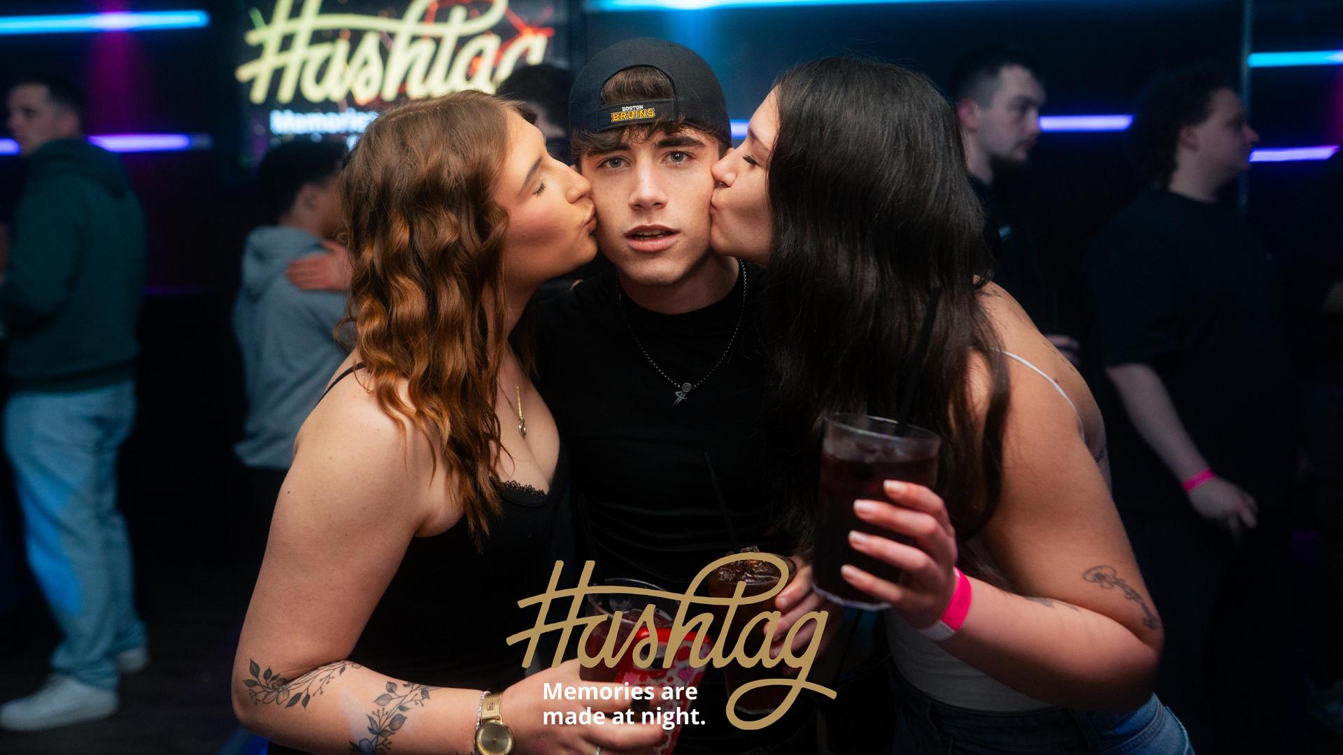 Im Hashtag haben euch am Freitag zwei neue, junge DJs eingeheizt: DJ Feco und DJ Whitekk. (Bild: Hannes Stock)