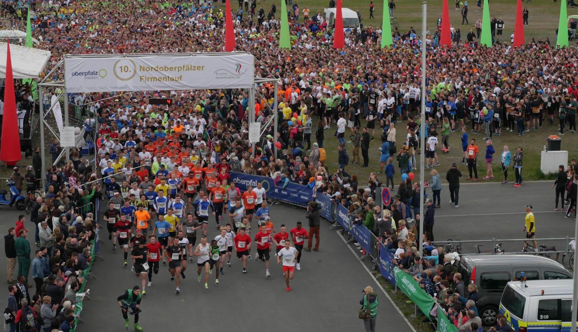 Wie schon 2019 sind Start und Ziel des Nofi-Laufs am neuen Volksfestplatz an der Conrad-Röntgen-Straße. (Archivbild: tr)