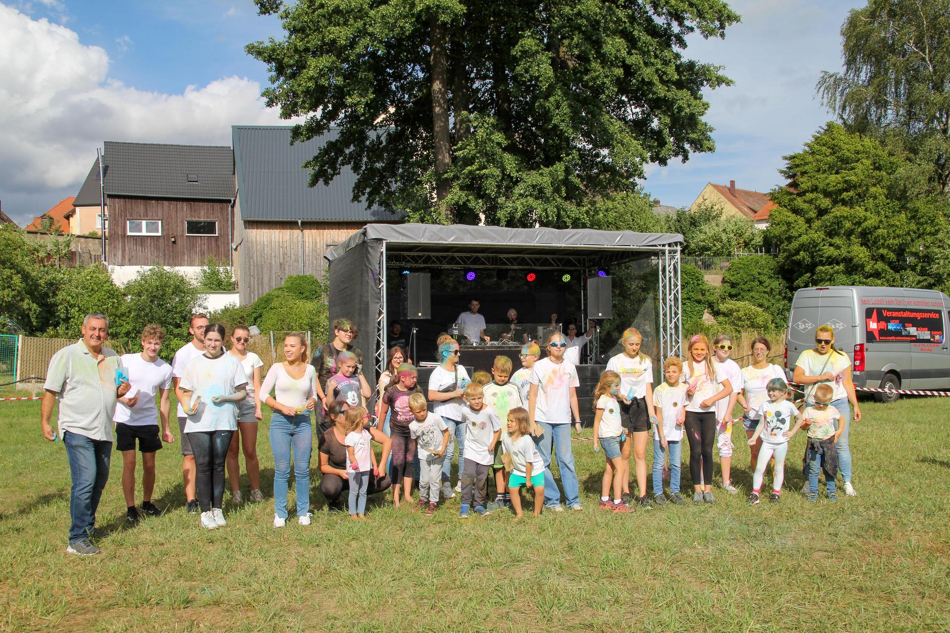 So war das Holi-Festival in Mantel. (Bild: Lea Stecher)