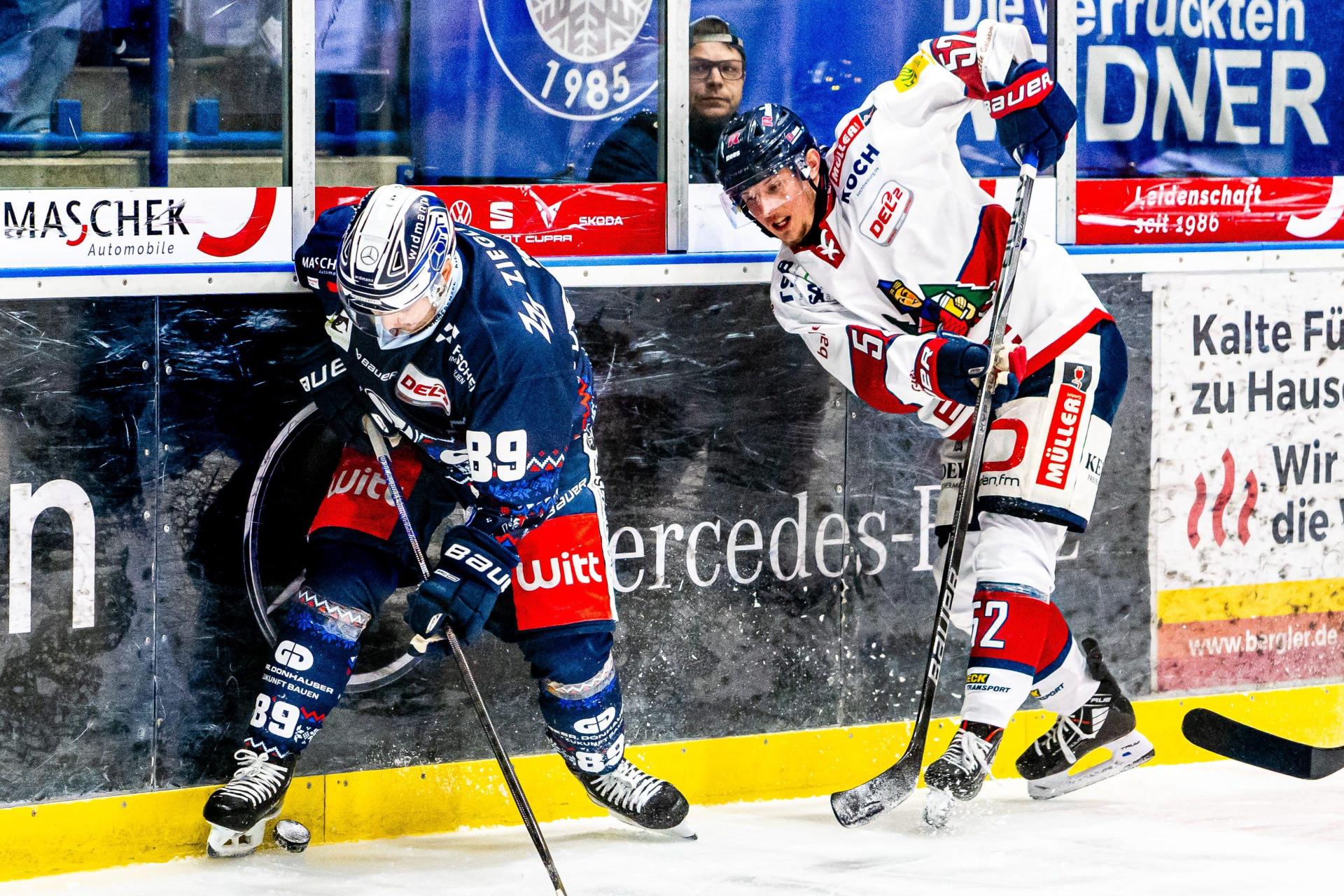 Dennis Miller (rechts) ist künftig Teamkollege von Tyler Ward. (Bild: Blue Devils Weiden)