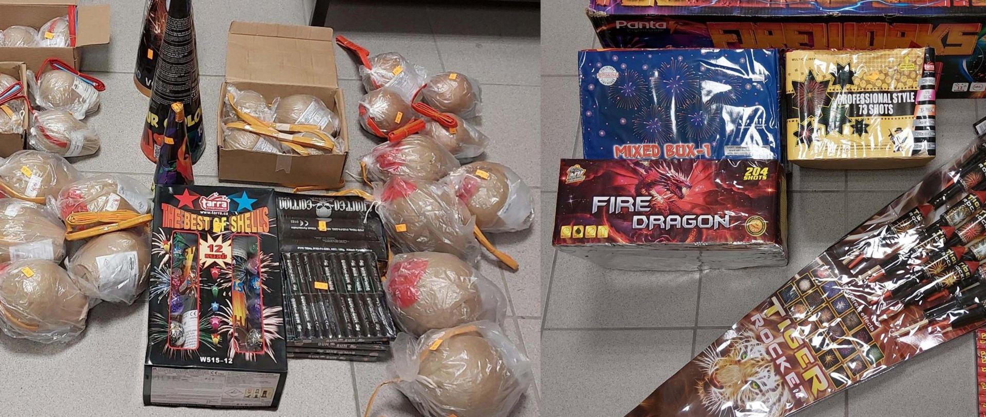 Die Bundespolizei Waidhaus beschlagnahmte bei Waldsassen insgesamt 120 Kilogramm illegal eingeführter Pyrotechnik. (Symbolbild: Bundespolizei Waidhaus)