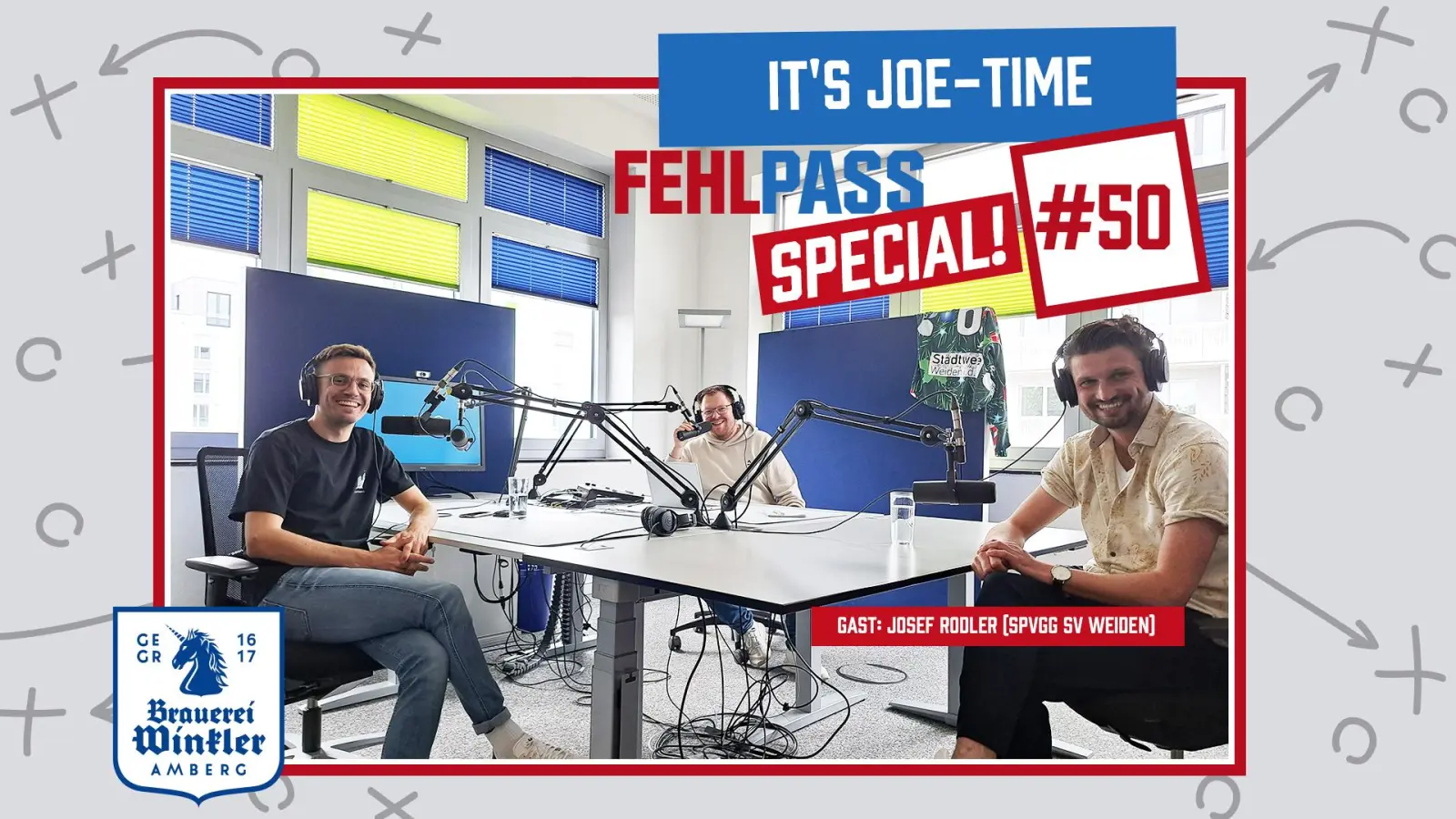 It&#39;s Joe-Time. In der 50. Folge haben wir Josef Rodler von der SpVgg SV Weiden zu Gast. (Bild: scm)