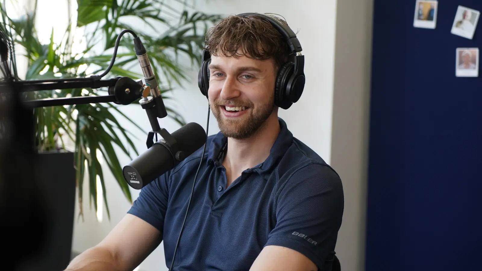 Luca Gläser war in der neusten Folge des „Powerplay”-Podcasts zu Gast. (Bild: Marco Meier)