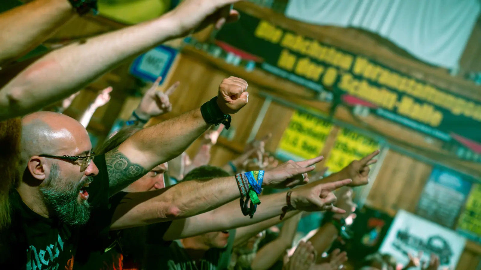 „Xentrix” eine Thrash-Metal-Band aus Preston in England heizten am Samstag ordentlich ein. (Bild: Felix Baumgartner)