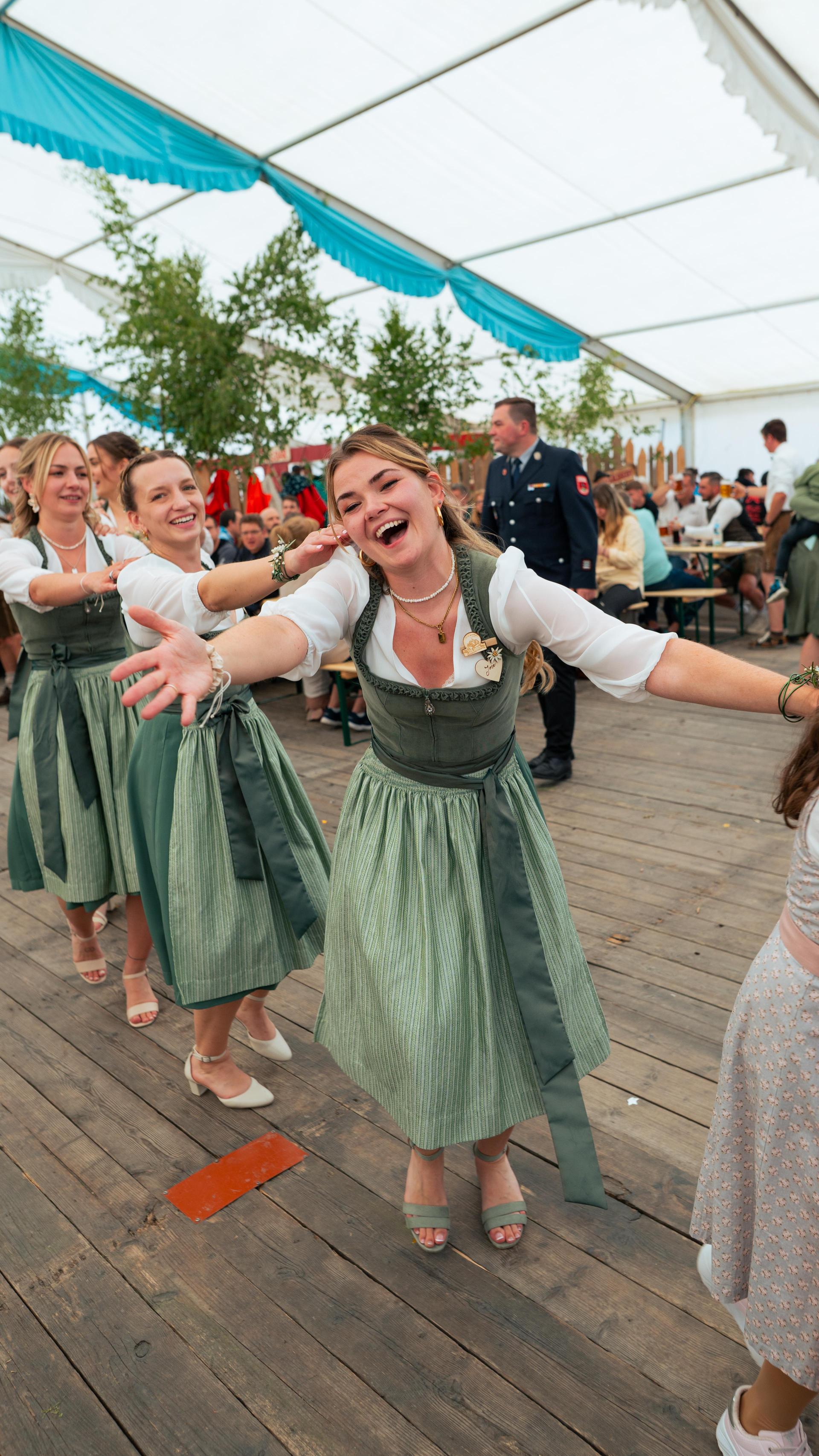 Der Burschenverein Parkstein feierte ein rauschendes Fest. (Bild: Hannes Stock)