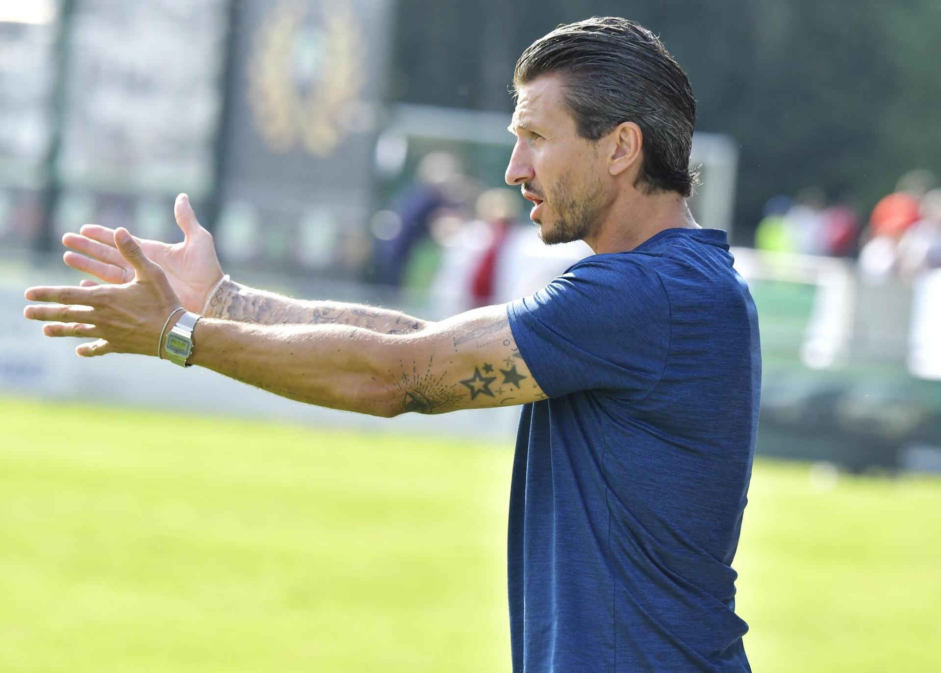 Michael Riester, Trainer SpVgg SV Weiden (Archivbild: Hubert Ziegler)