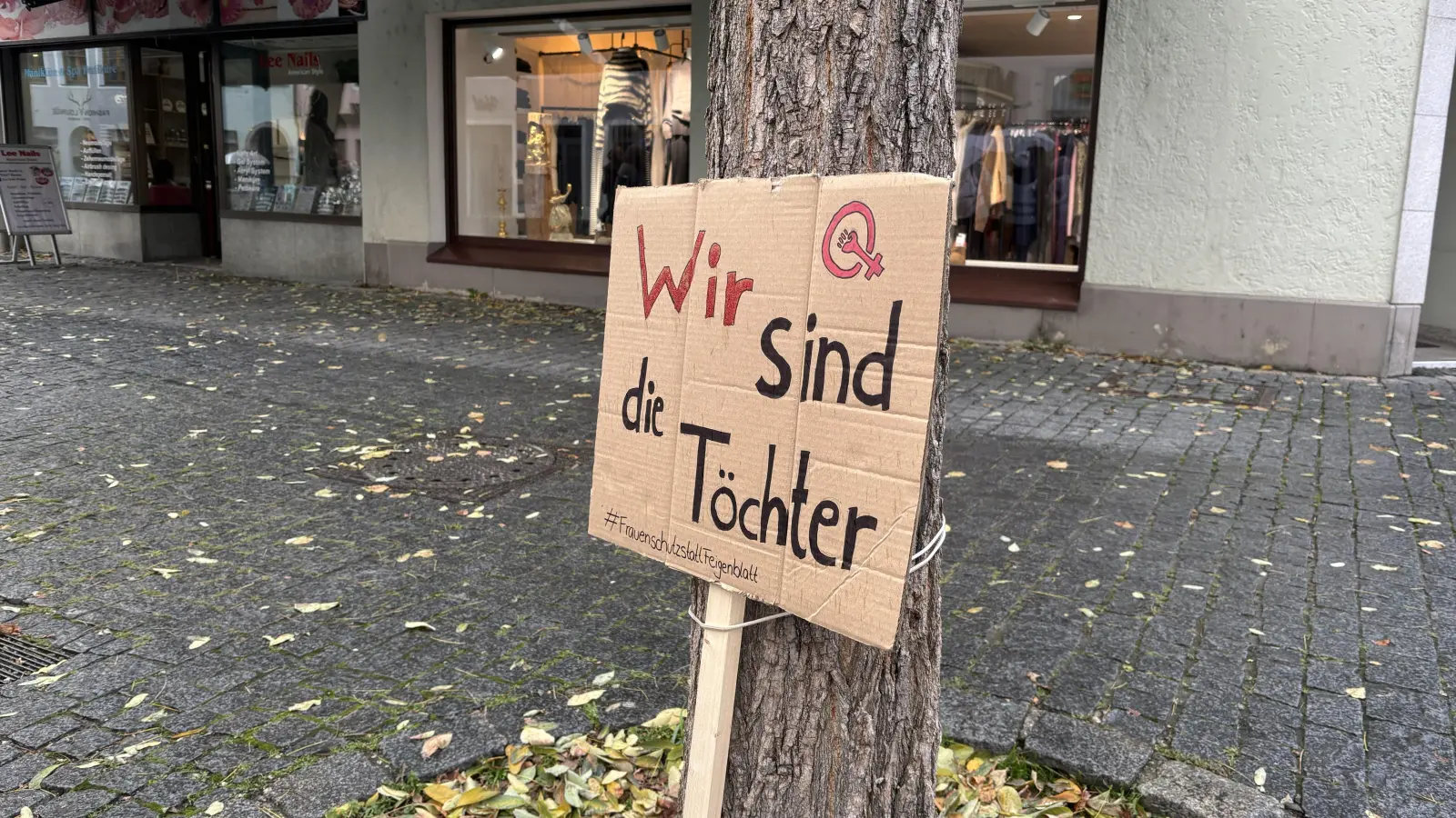 In Weiden fand am Freitag eine Protestaktion statt. (Bild: mcl)