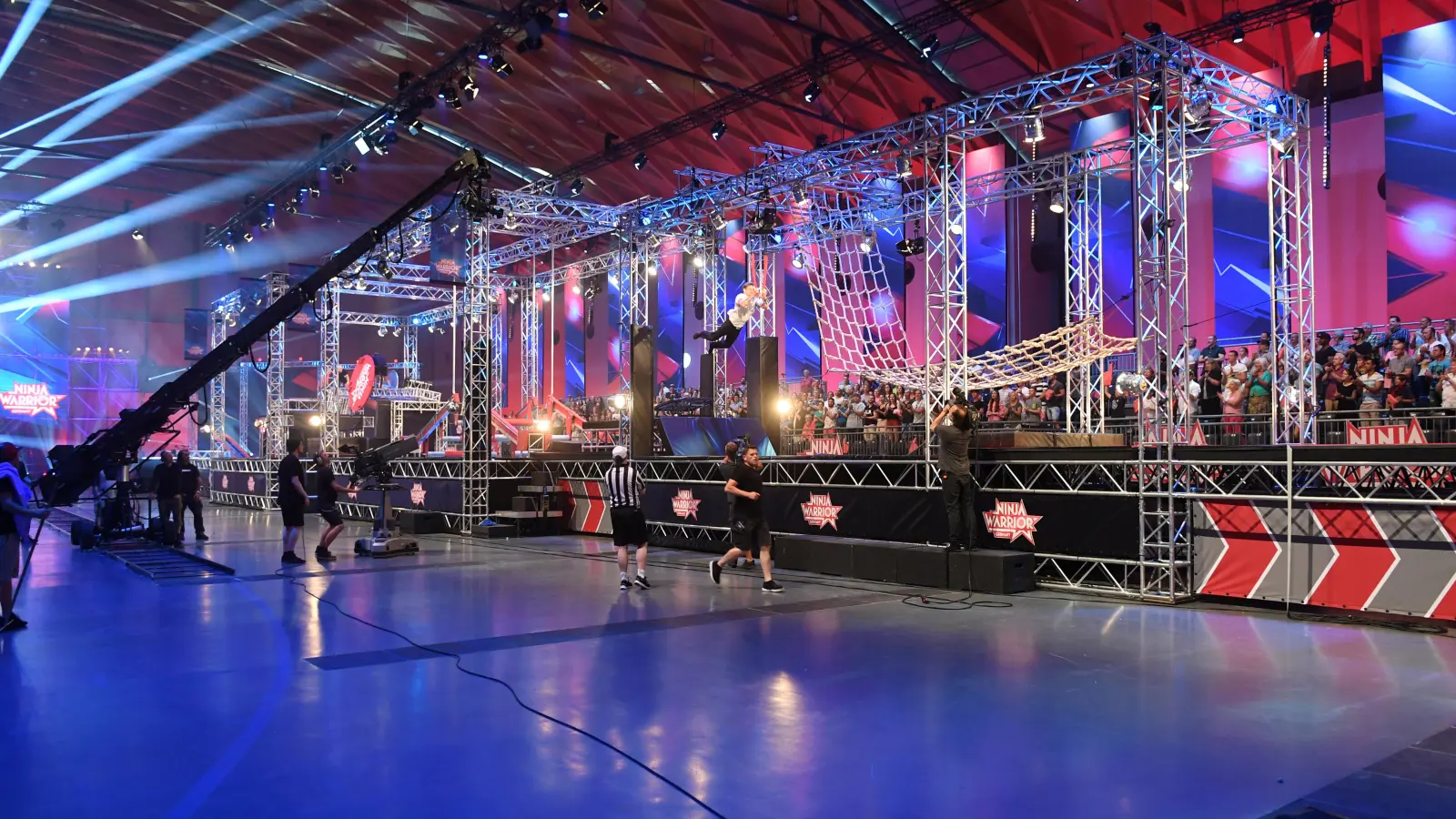 So sieht ein Ninja-Parcours im TV bei RTL aus. (Archivbild: Uli Deck)